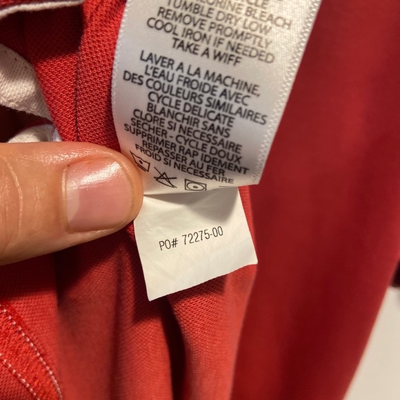 Travis Mathew Orange Red Golf Polo Men’s Large (Tag XL) - Picture 9 of 12